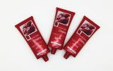 Wine Red and 3 Color Silkscreen Printing and Labeled Cosmetic Plastic Tube