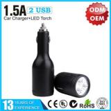 YLCC-212 Dual USB LED torch car charger